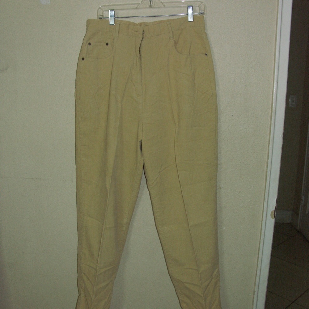 StyleWorks Corduroy Pants Sz 14 28" inseam
